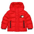 Giubbino neonato Dsquared2 rosso in nylon