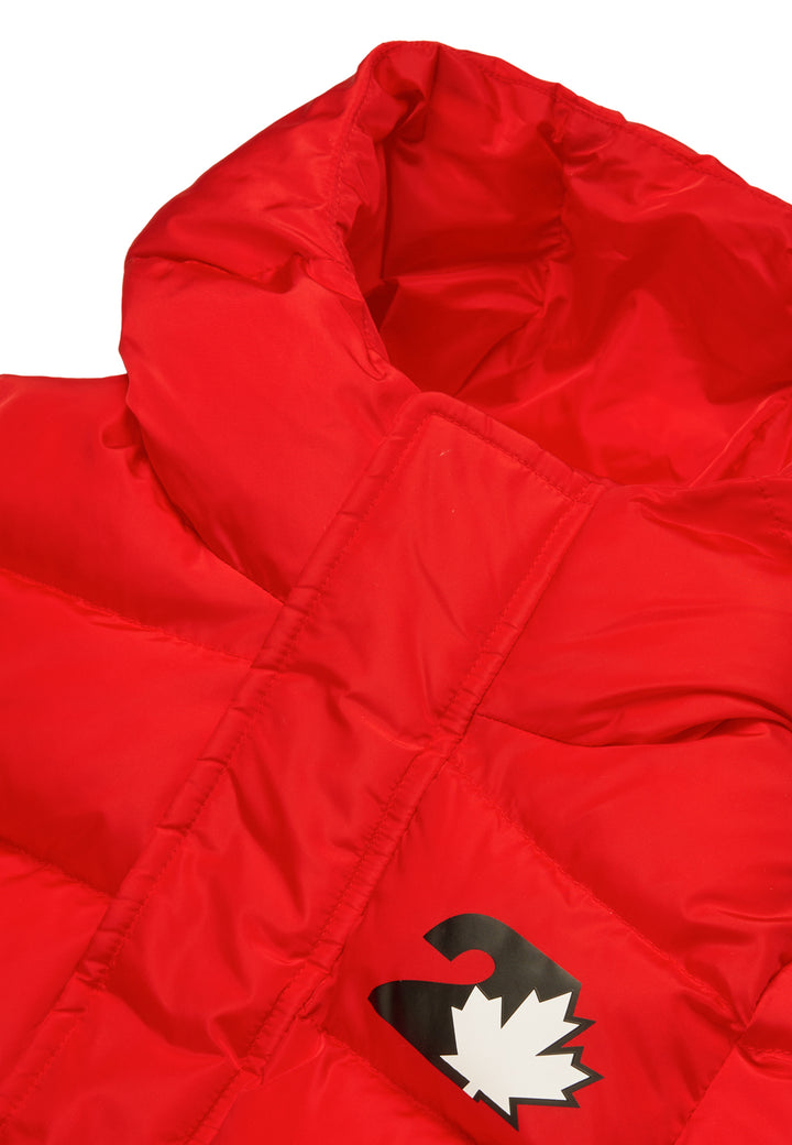 Giubbino neonato Dsquared2 rosso in nylon