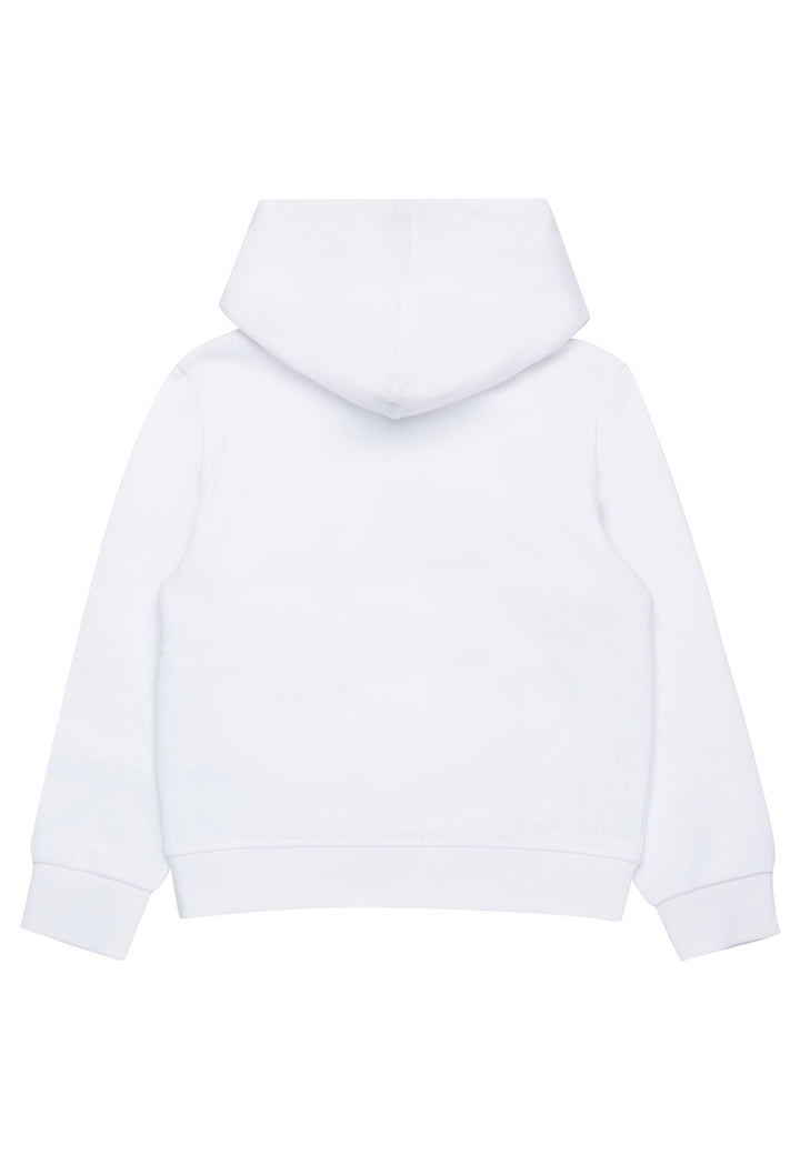 Felpa bambino Dsquared2 bianca in cotone
