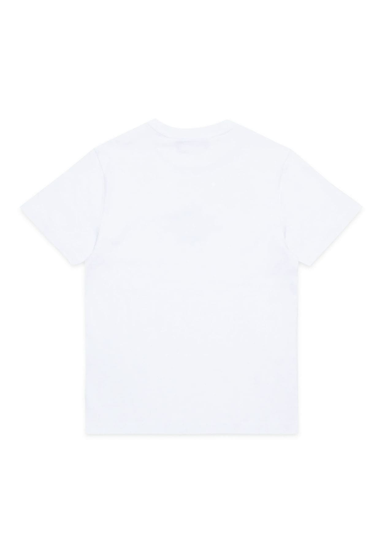 T-shirt bambino Dsquared2 bianca in cotone