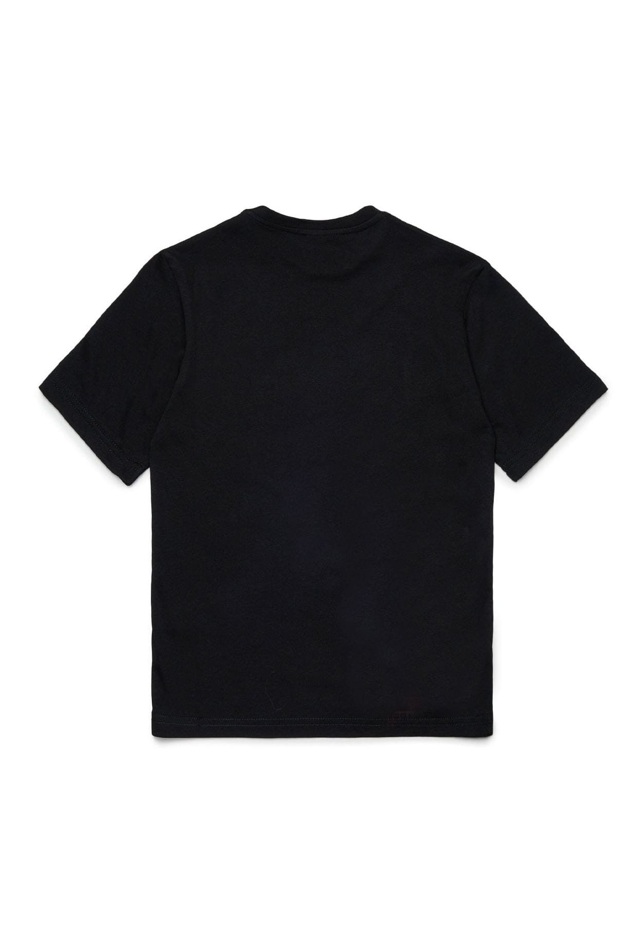 T-shirt bambino Dsquared2 nera in cotone