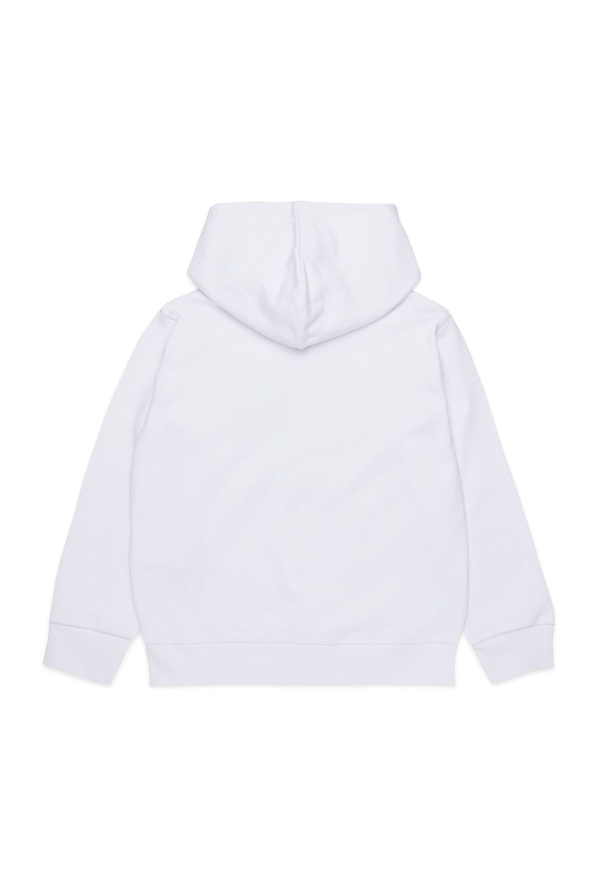 Felpa bambino Dsquared2 bianca in cotone