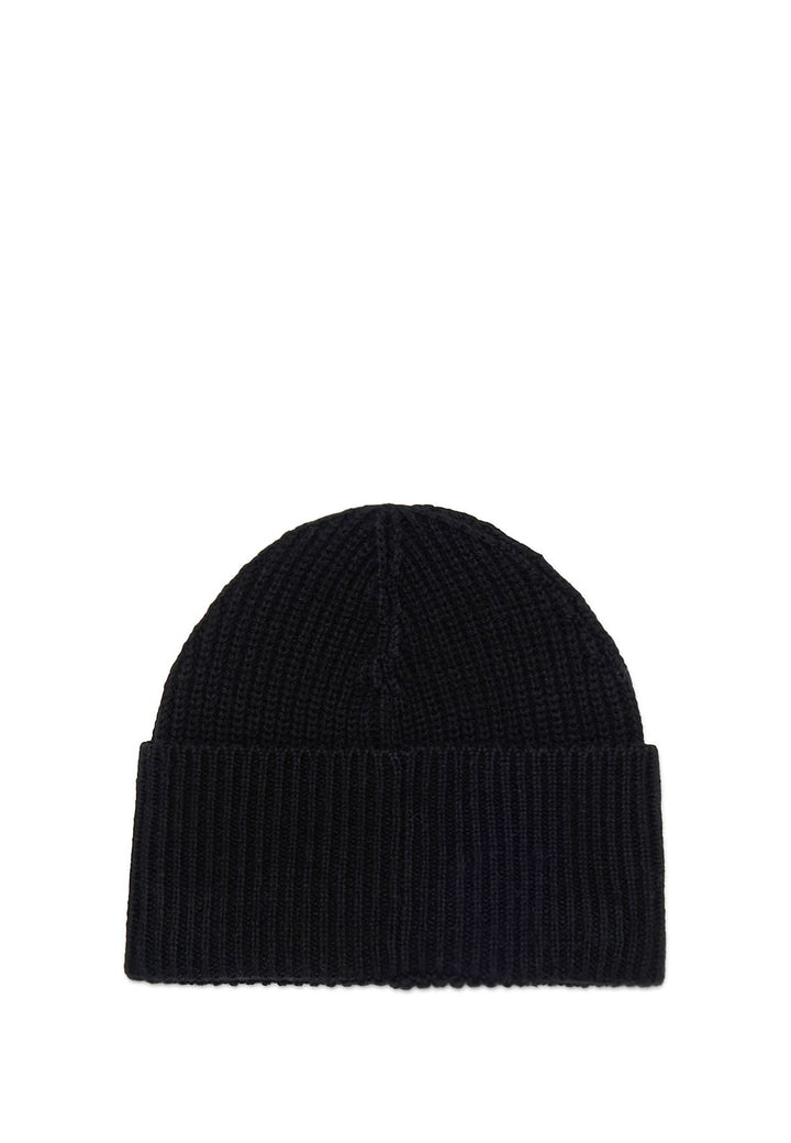 Cappello bambino Dsquared2 nero in misto lana