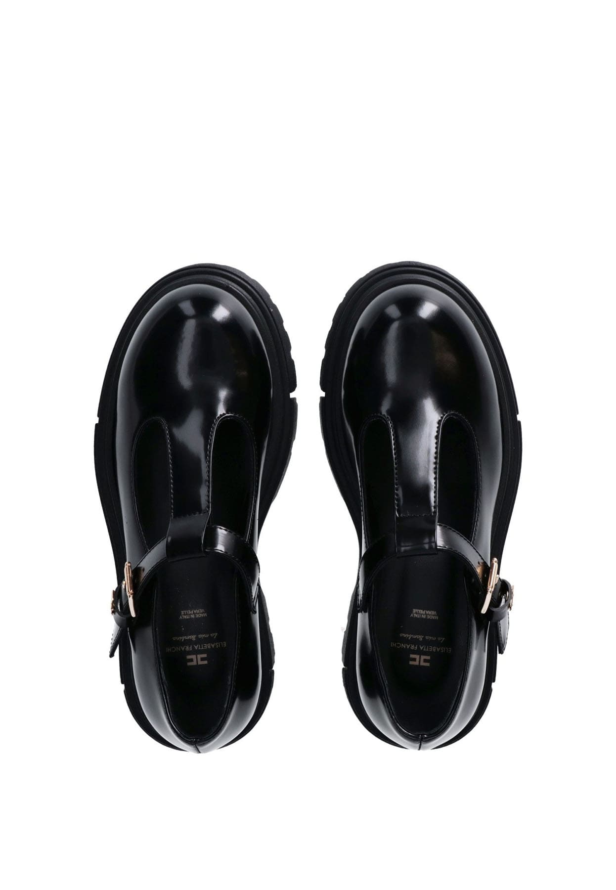 Ballerine bambina Elisabetta Franchi nere in vernice