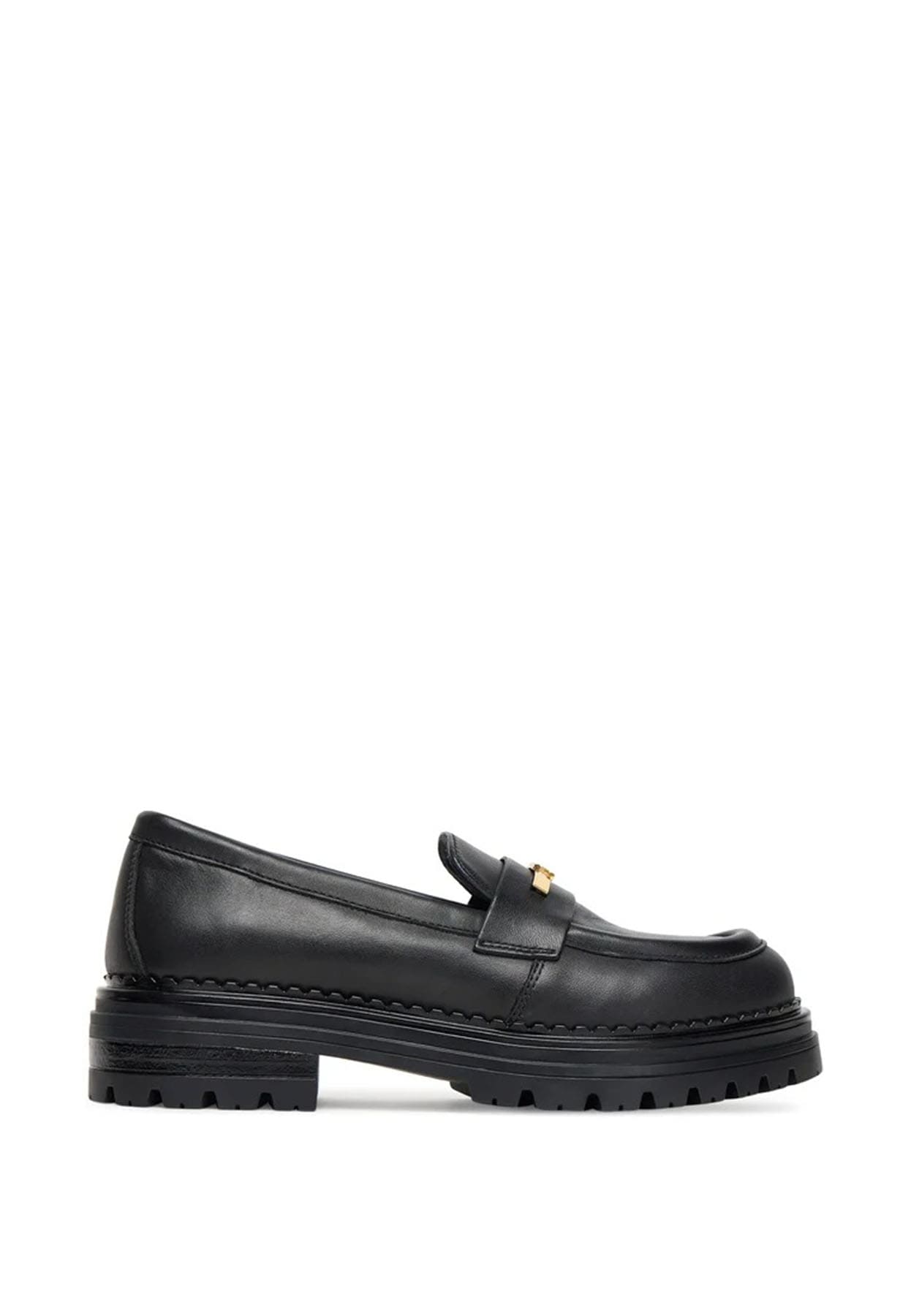 Mocassino bambina Elisabetta Franchi nero in pelle