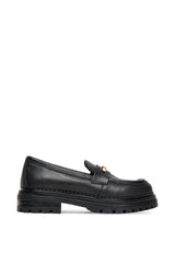 Mocassino bambina Elisabetta Franchi nero in pelle