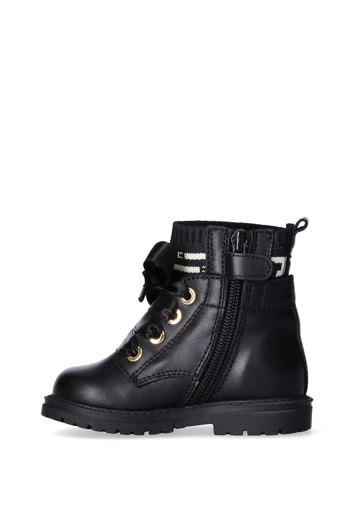 Stivaletti bambina Elisabetta Franchi neri in pelle