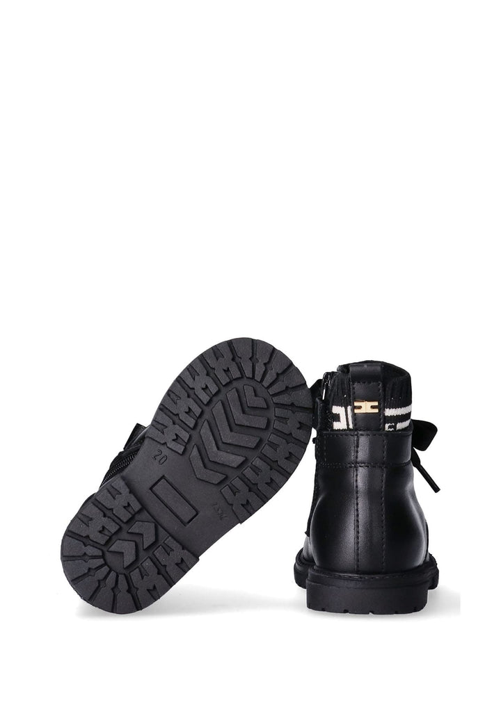 Stivaletti bambina Elisabetta Franchi neri in pelle