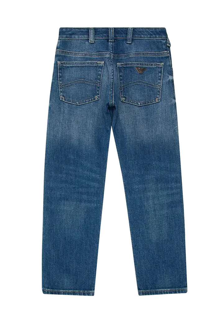 Jeans bambino Emporio Armani blu in denim