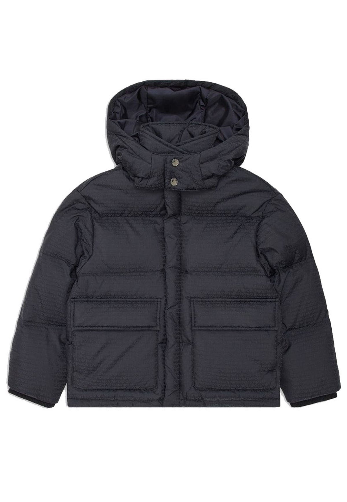 Giubbino bambino Emporio Armani blu navy in nylon