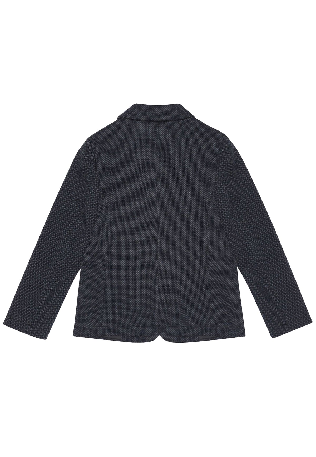 Giacca bambino Emporio Armani blu navy in misto viscosa