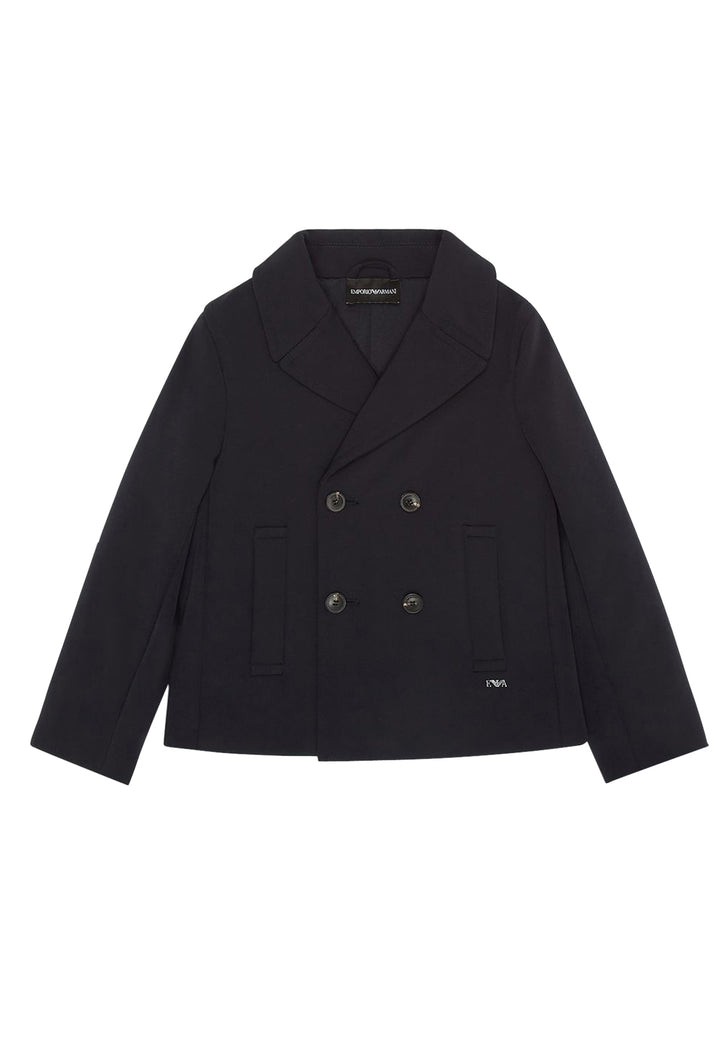 Giacca bambino Emporio Armani blu navy in nylon