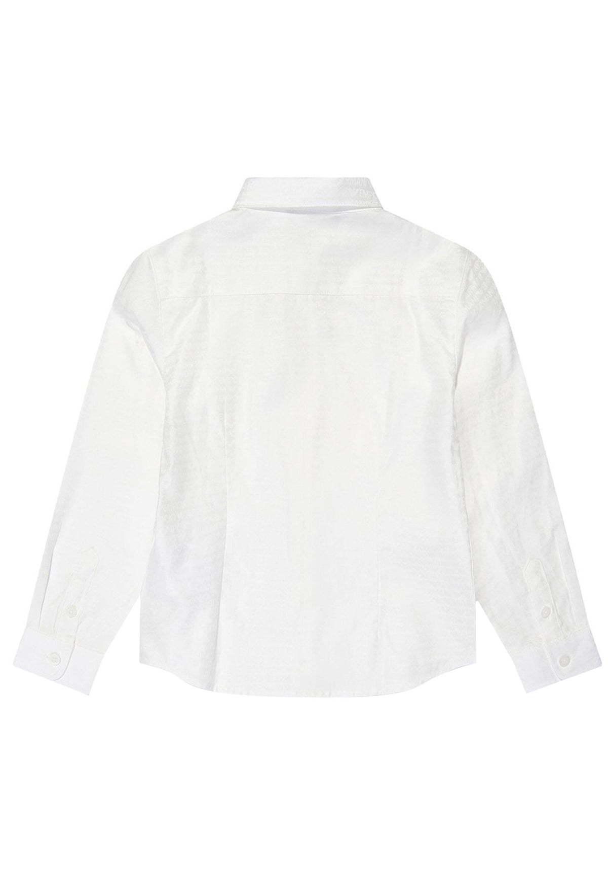 Camicia neonato Emporio Armani bianca in cotone