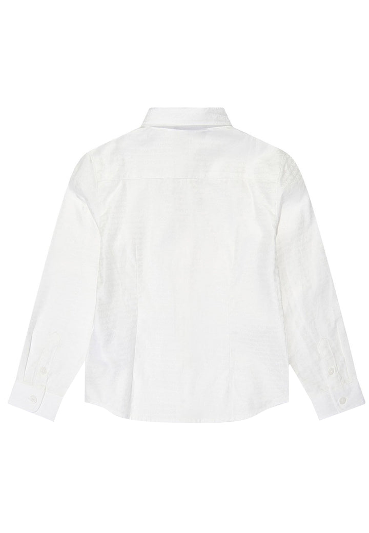 Camicia neonato Emporio Armani bianca in cotone