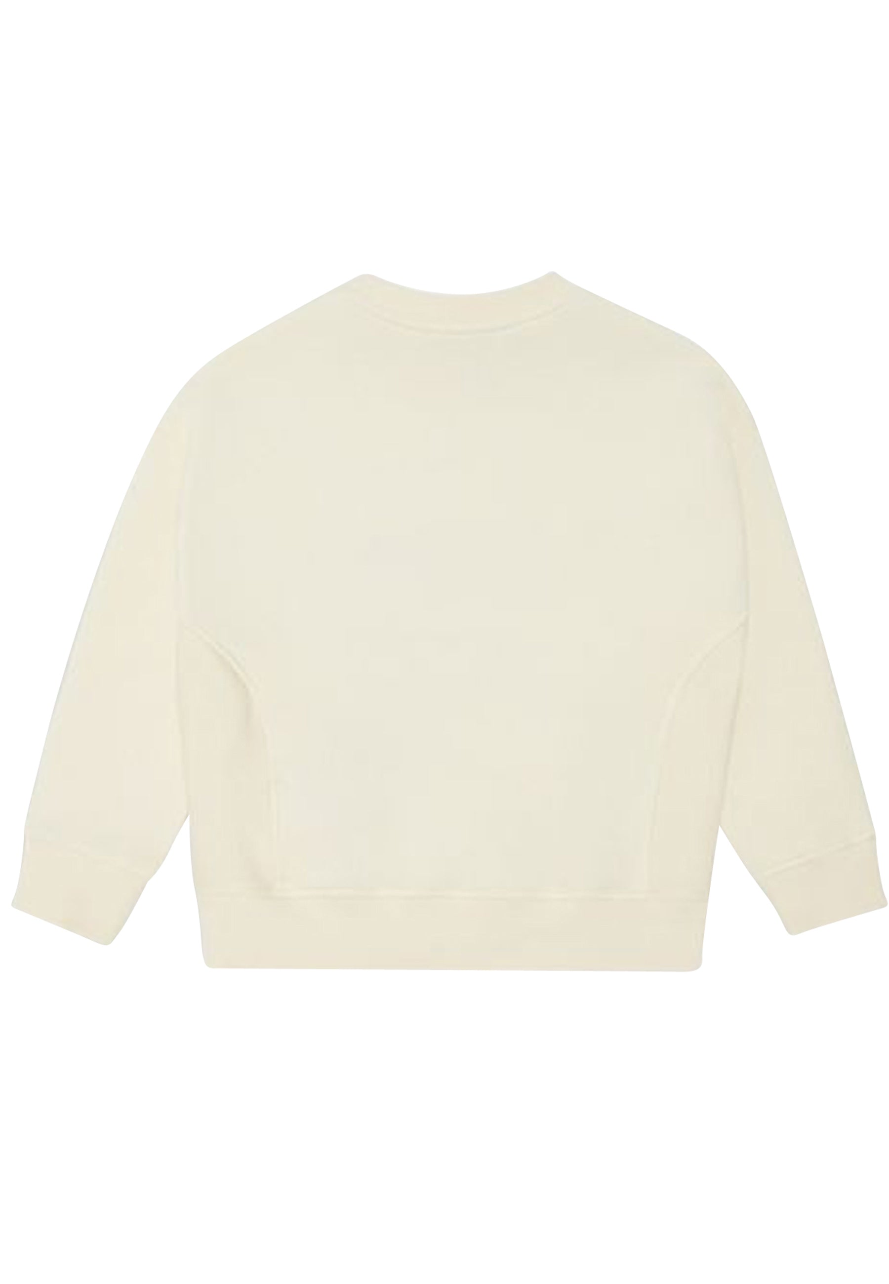 Felpa neonato Emporio Armani panna in cotone