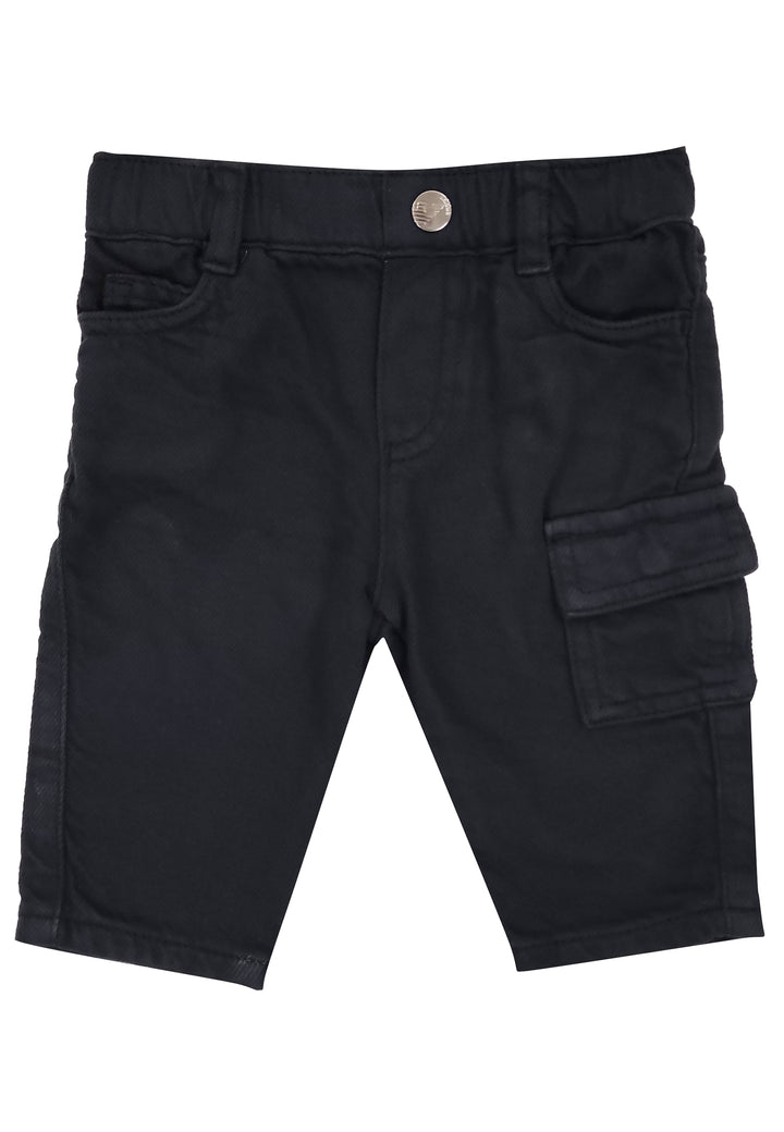 Jeans neonato Emporio Armani insegna blu navy in denim