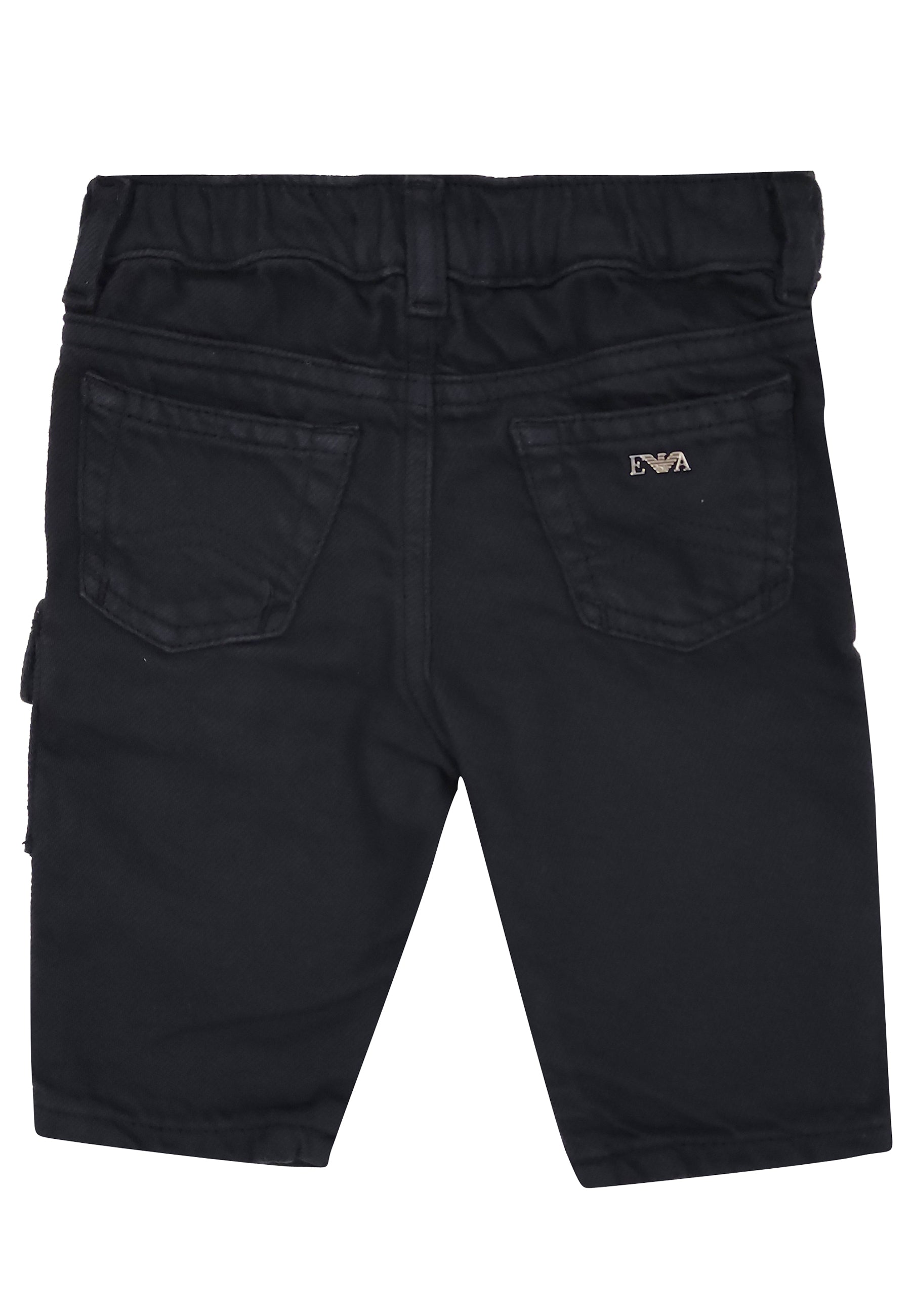 Jeans neonato Emporio Armani insegna blu navy in denim