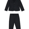 Abito neonato Emporio Armani blu in misto viscosa