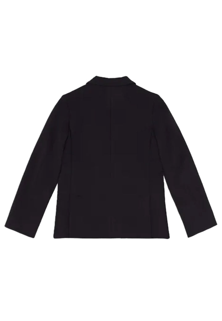 Giacca bambino Emporio Armani blu navy in misto viscosa