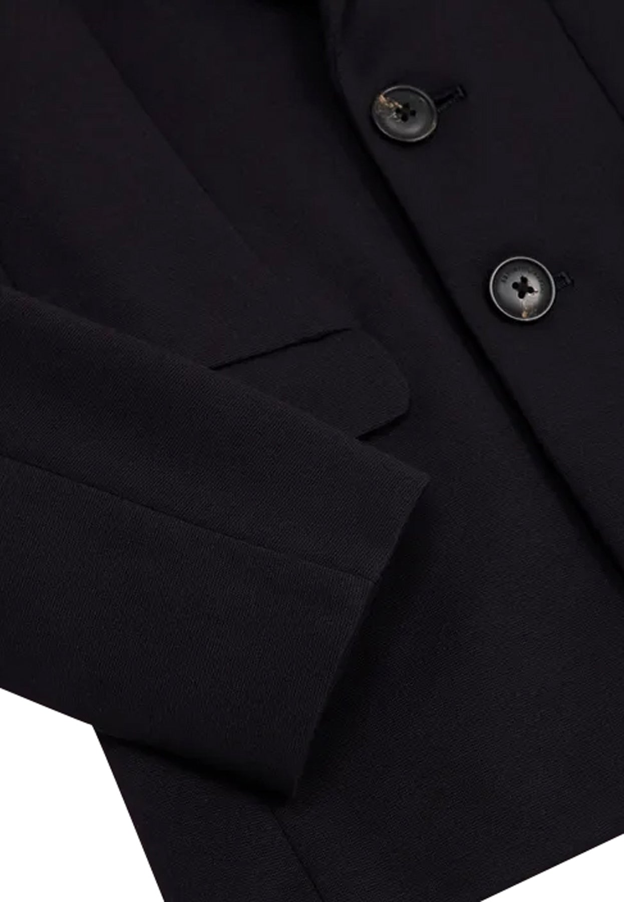 Giacca bambino Emporio Armani blu navy in misto viscosa