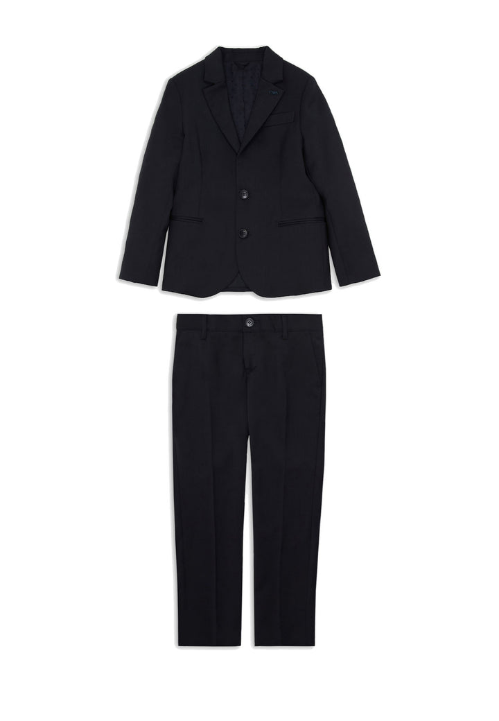 Abito bambino Emporio Armani nero in lana