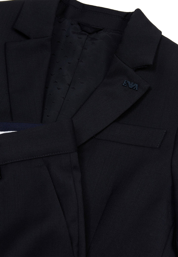 Abito bambino Emporio Armani nero in lana