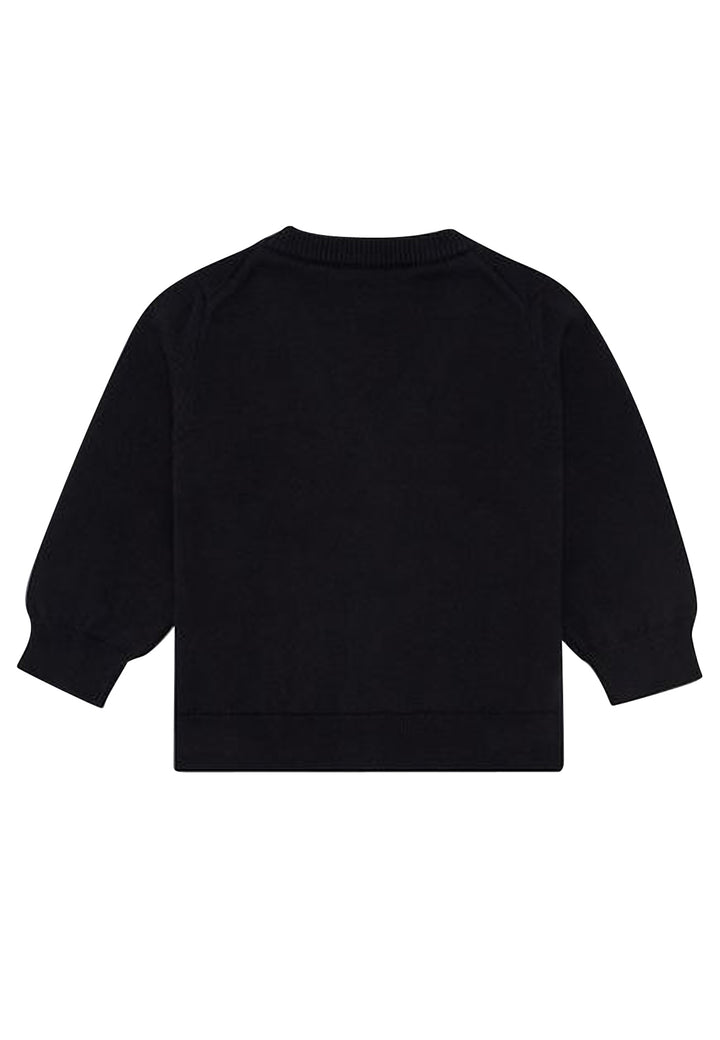 Maglia neonato Emporio Armani blu navy in misto lana