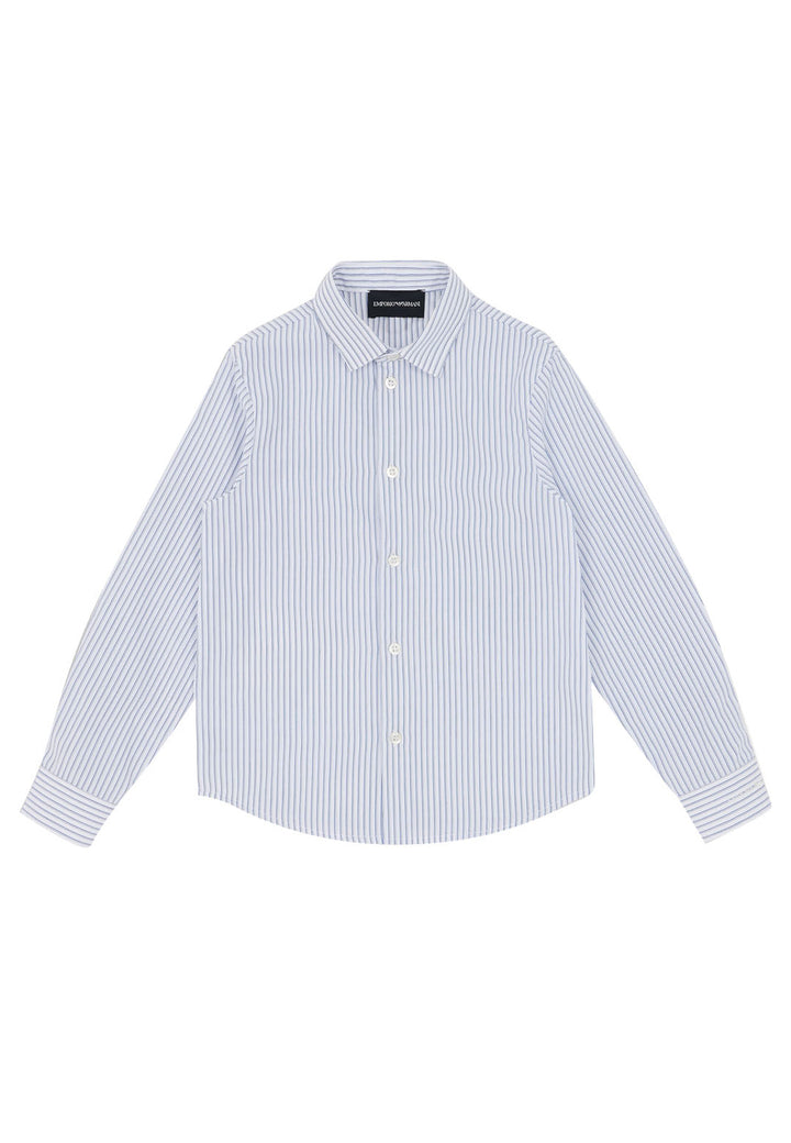 Emporio Armani camicia bianca bambino in cotone