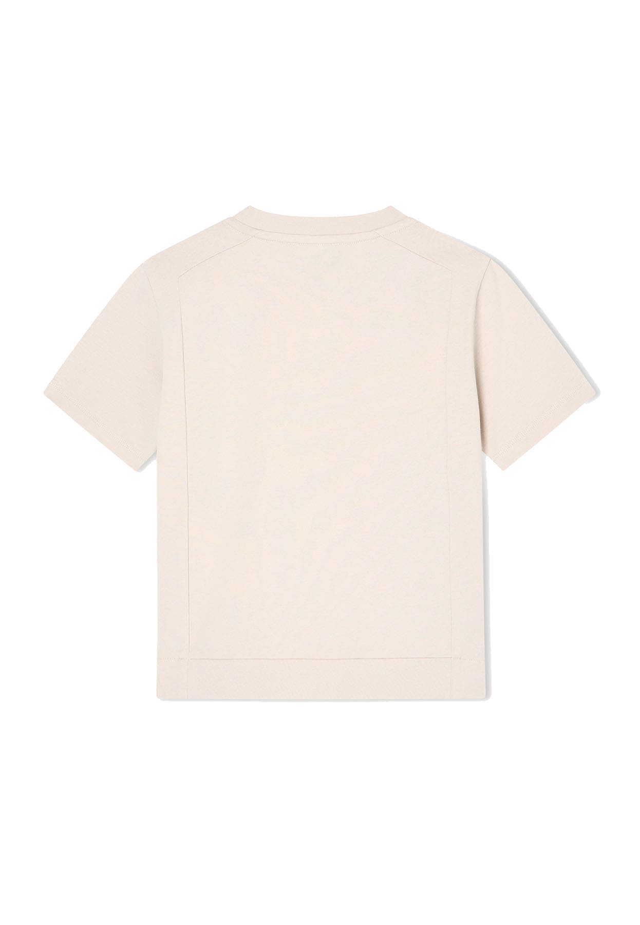 Emporio Armani t-shirt beige bambino in cotone