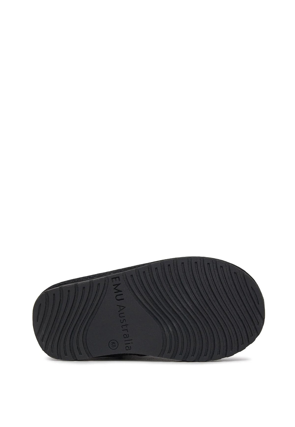 Stivaletto bambina EMU Australia wallaby mini nero in pelle scamosciata
