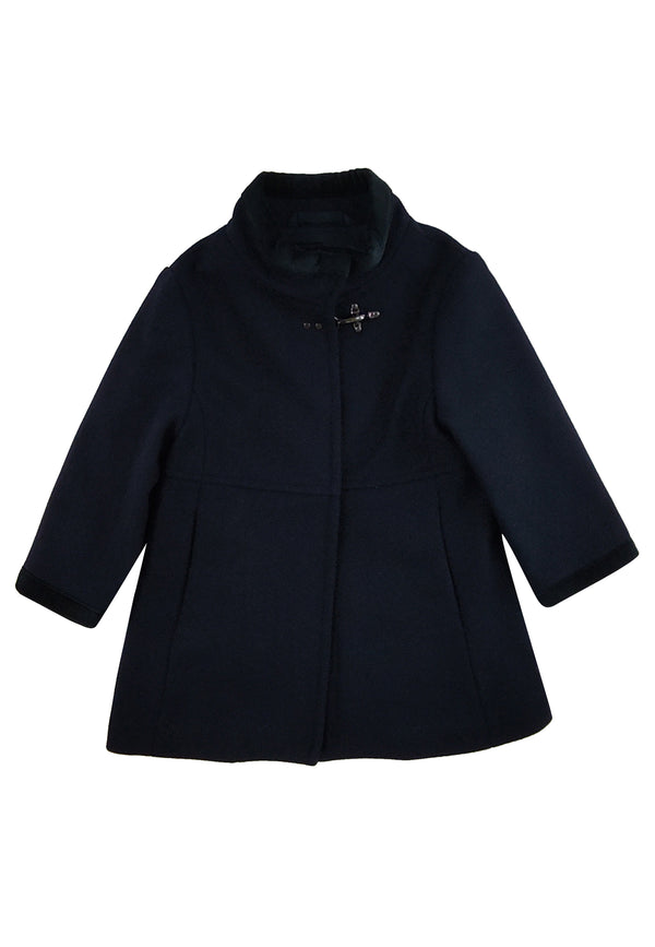 Cappotto neonata Fay blu in lana