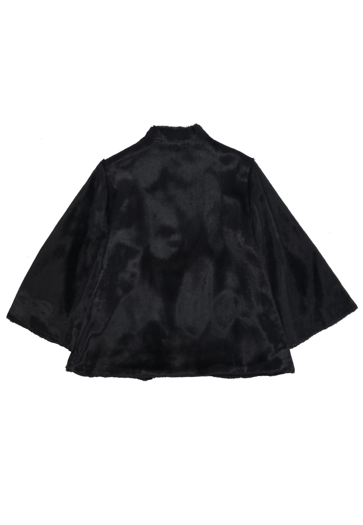 Cappa bambina Fay nera in velluto