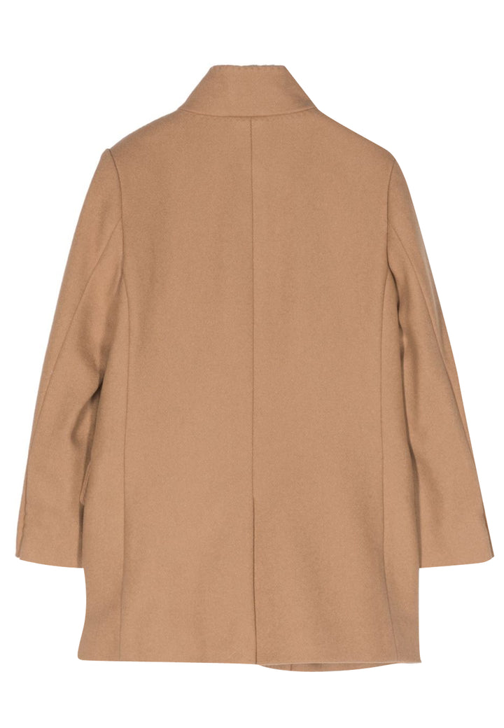 Cappotto bambino Fay beige scuro in lana