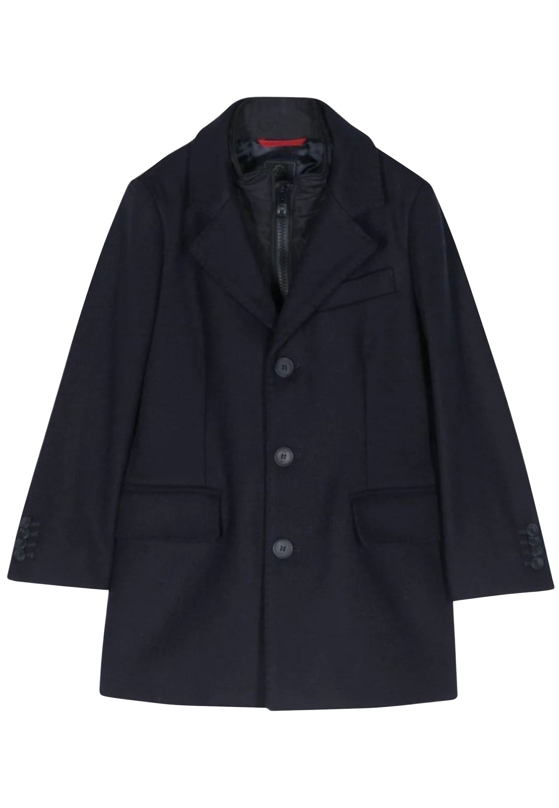 Cappotto bambino Fay nero in lana