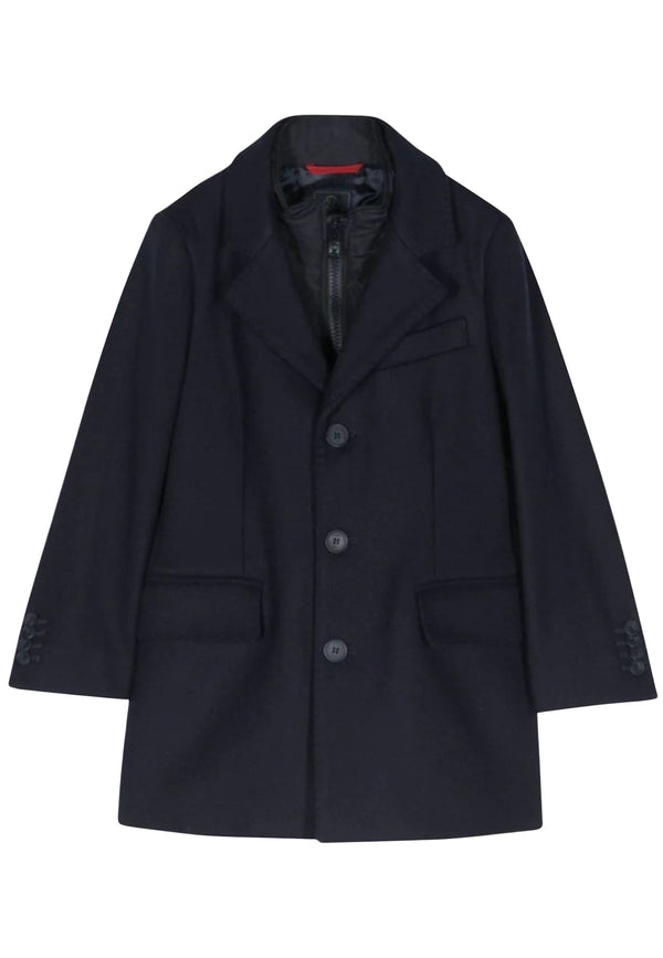 Cappotto bambino Fay nero in lana