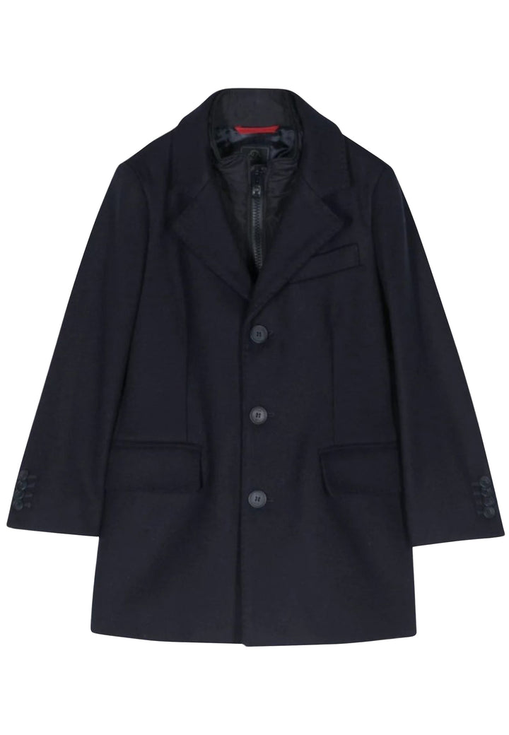 Cappotto bambino Fay nero in lana