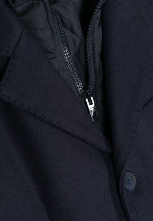 Cappotto bambino Fay nero in lana