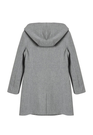 Cappotto bambina Fay grigio in lana