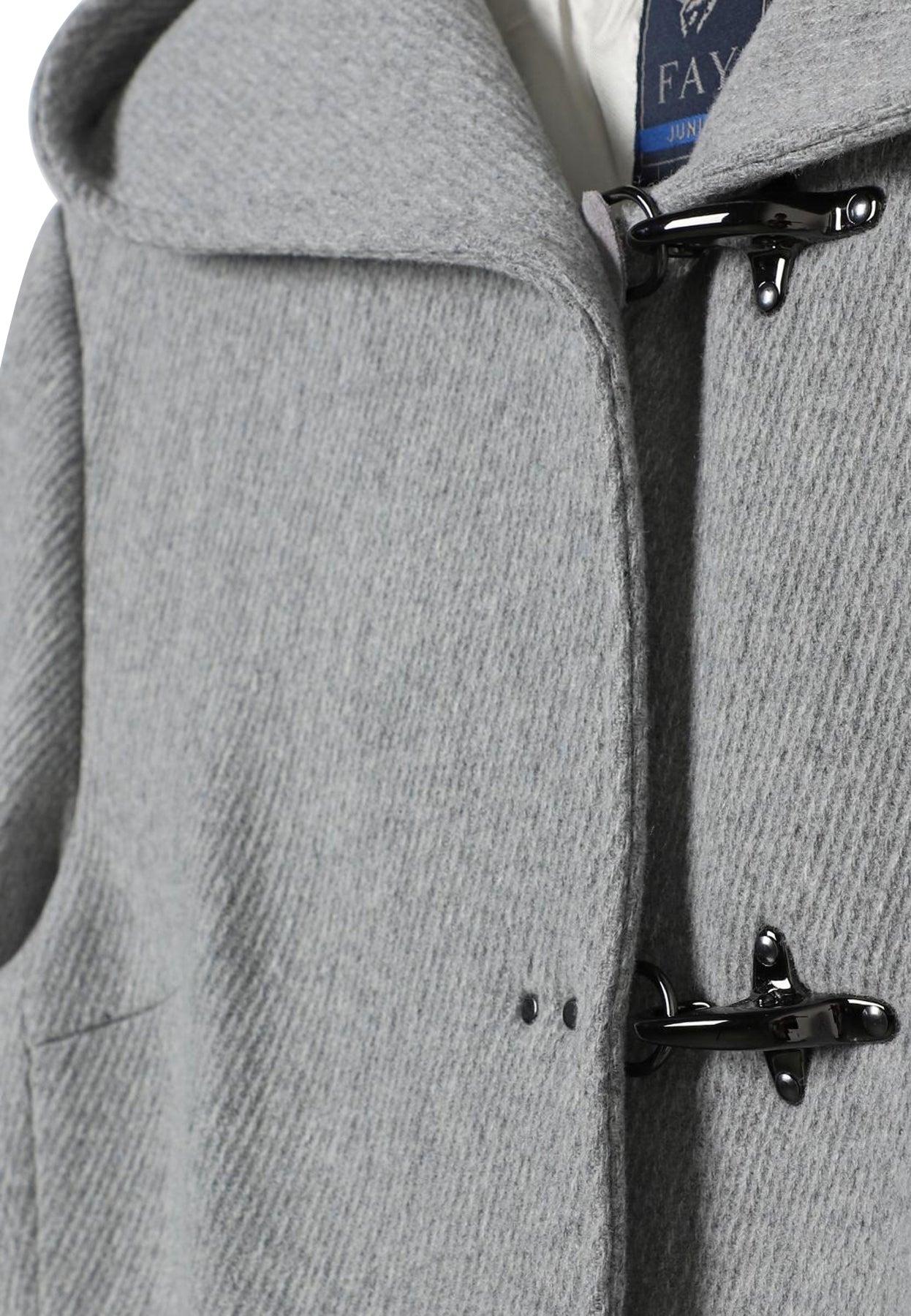 Cappotto bambina Fay grigio in lana