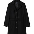 Cappotto bambina Fay nero in lana