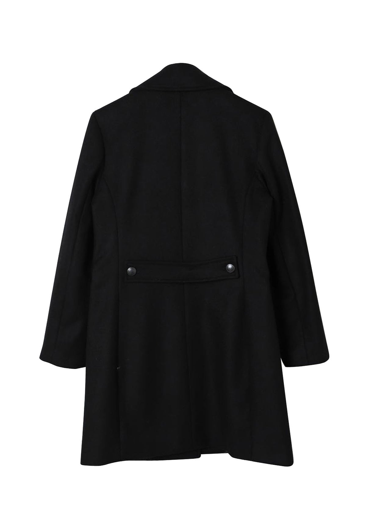Cappotto bambina Fay nero in lana