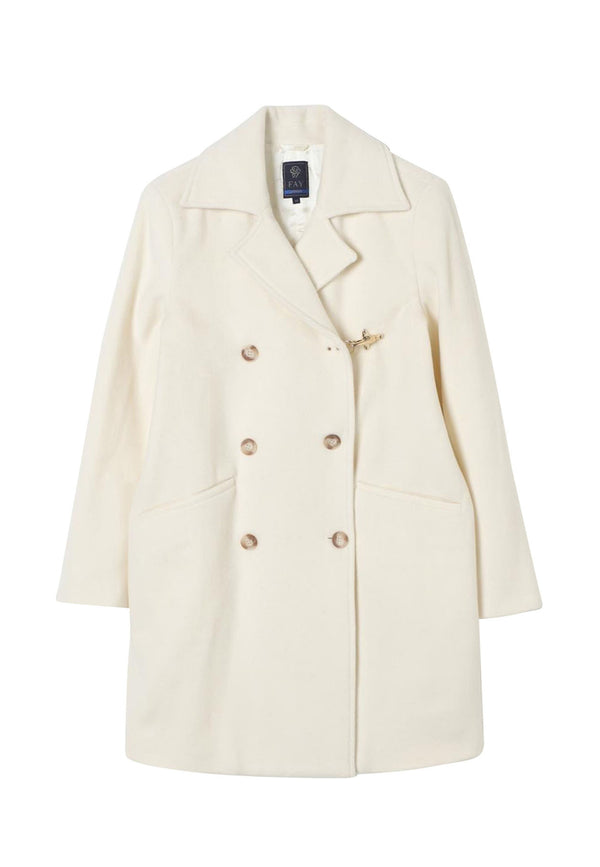 Fay cappotto bianco bambina in lana
