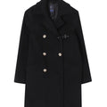 Fay cappotto nero bambina in lana