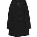 Cappotto bambina Fay nero in lana