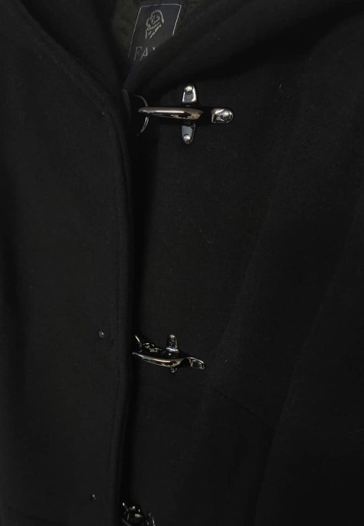 Cappotto bambina Fay nero in lana