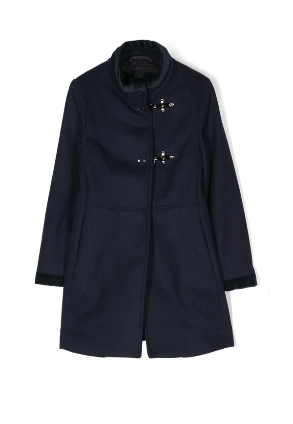 Cappotto bambina Fay blu in lana