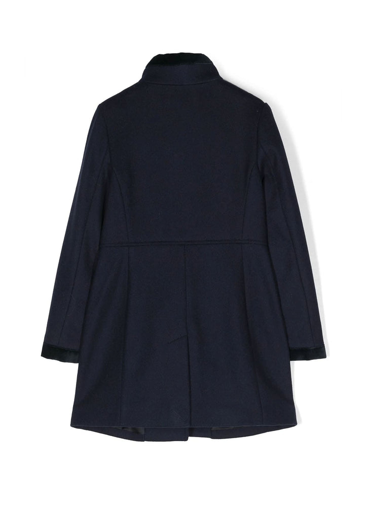 Cappotto bambina Fay blu in lana