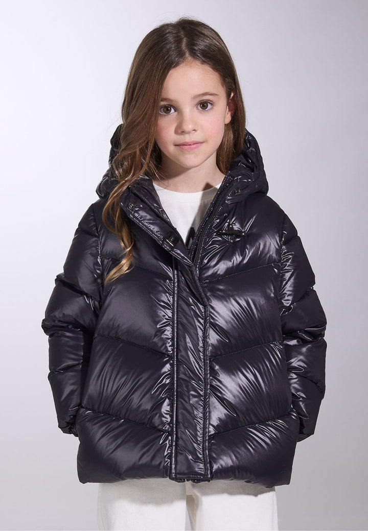 Giubbino bambina Fay nero in nylon