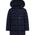 Piumino lungo bambina Fay blu in nylon