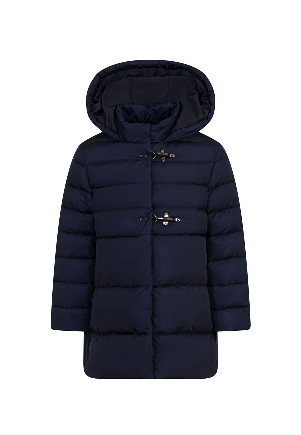 Piumino lungo bambina Fay blu in nylon